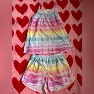 The Children's Place Pastel Tie-Dye sleep set